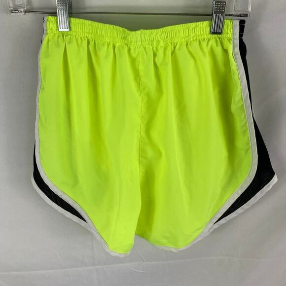Nike Dri Fit Bright Yellow Lined Athletic Shorts Size Small - Picture 4 of 4
